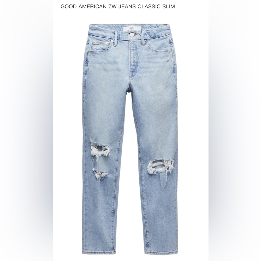 Good American x Zara Classic Slim Jean